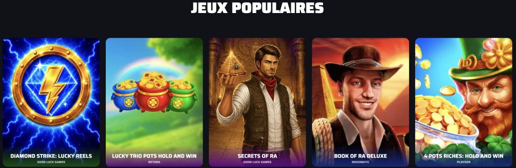 bdmbet jeux populaires